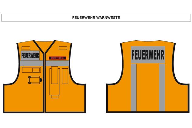 Kennzeichnungsweste Feuerwehr
