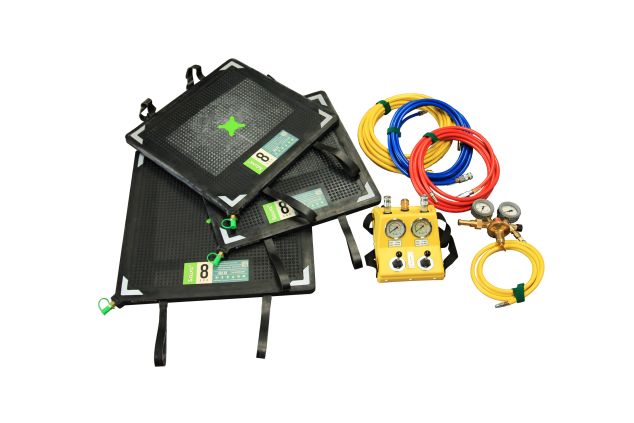 Sava Hebekissen Satz System 8 bar 438 kN (44,7 t)