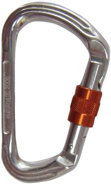Karabiner Alu mit Schaubsicherung