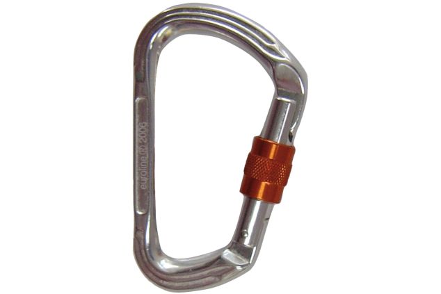 Karabiner Alu mit Schaubsicherung