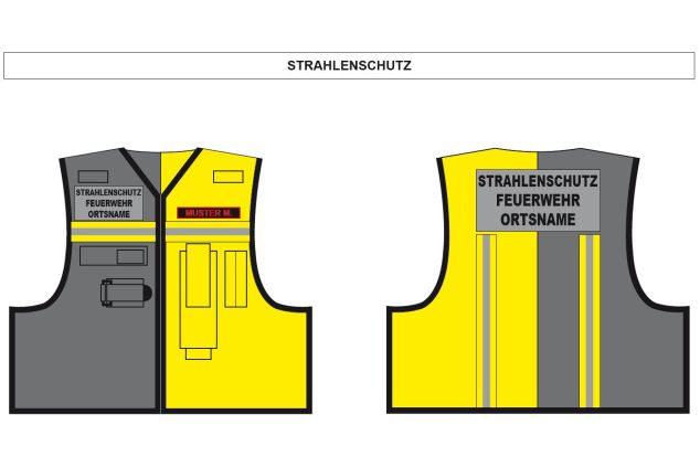 Kennzeichnungsweste Strahlenschutz