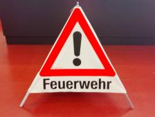 Faltsignal Feuerwehr 90cm