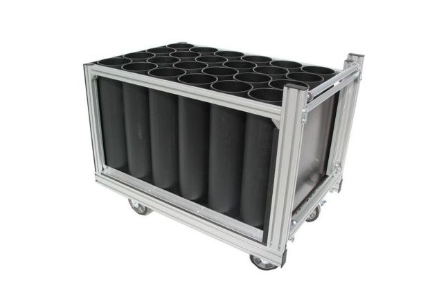 Rollcontainer Atemluftflaschen 1 (offen)