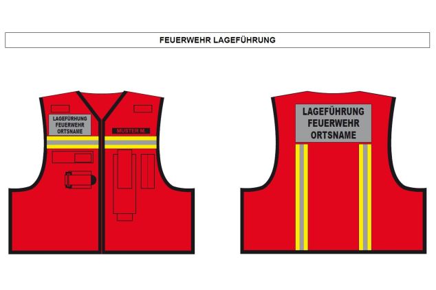 Kennzeichnungsweste Lageführung