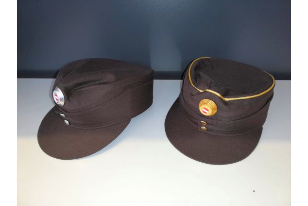 Uniformkappe Dienstmütze braun