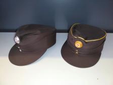 Uniformkappe Dienstmütze braun