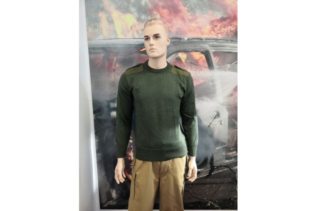 Feuerwehr Pullover grün / oliv