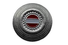 Mützenkokarde Metall Silber / Gold