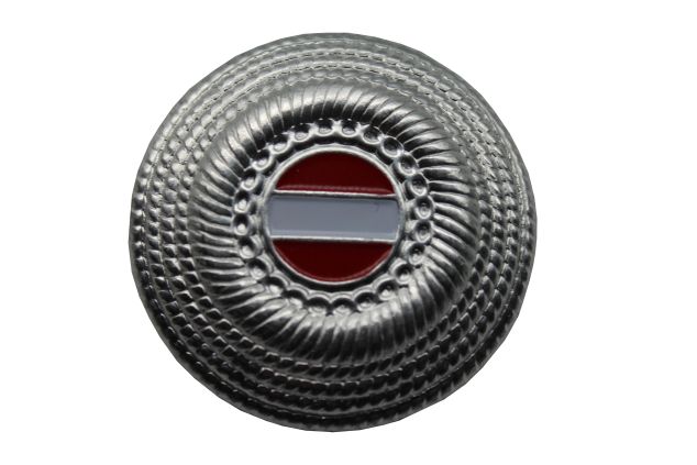 Mützenkokarde Metall Silber / Gold