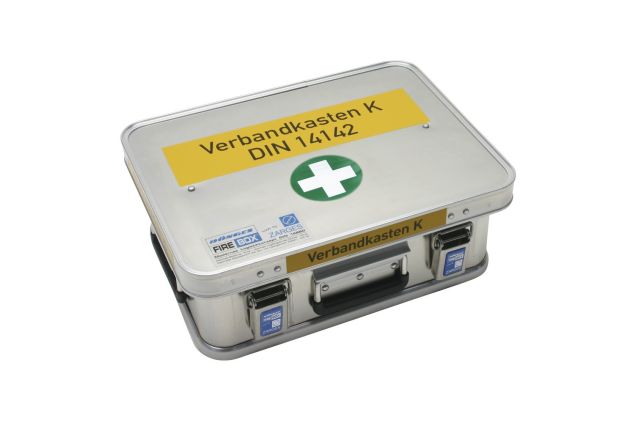 Verbandskasten Alu Firebox DIN 14142
